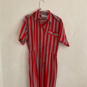 Red stripe Vintage Liz Claiborne Dress